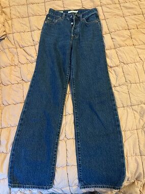 Levi's Women's Dark Blue Straight-Leg Jeans